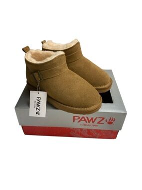 PAWZ BearPaw Genuine Suede Ankle Boots